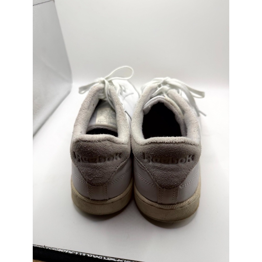 Reebok Club C Dusty Warehouse IF7980 Mens 13 Sneaker White Leather Lace Up Shoes - Picture 3 of 9